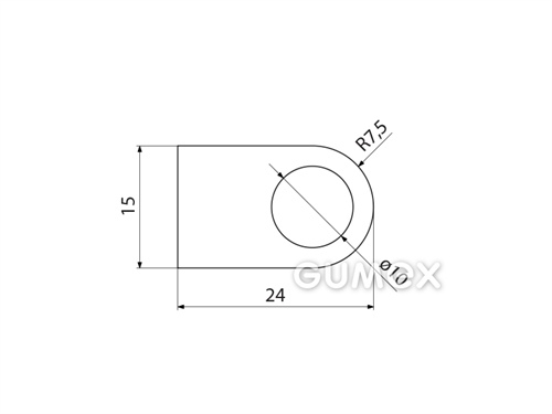 SILIKONPROFILE D-FORM
